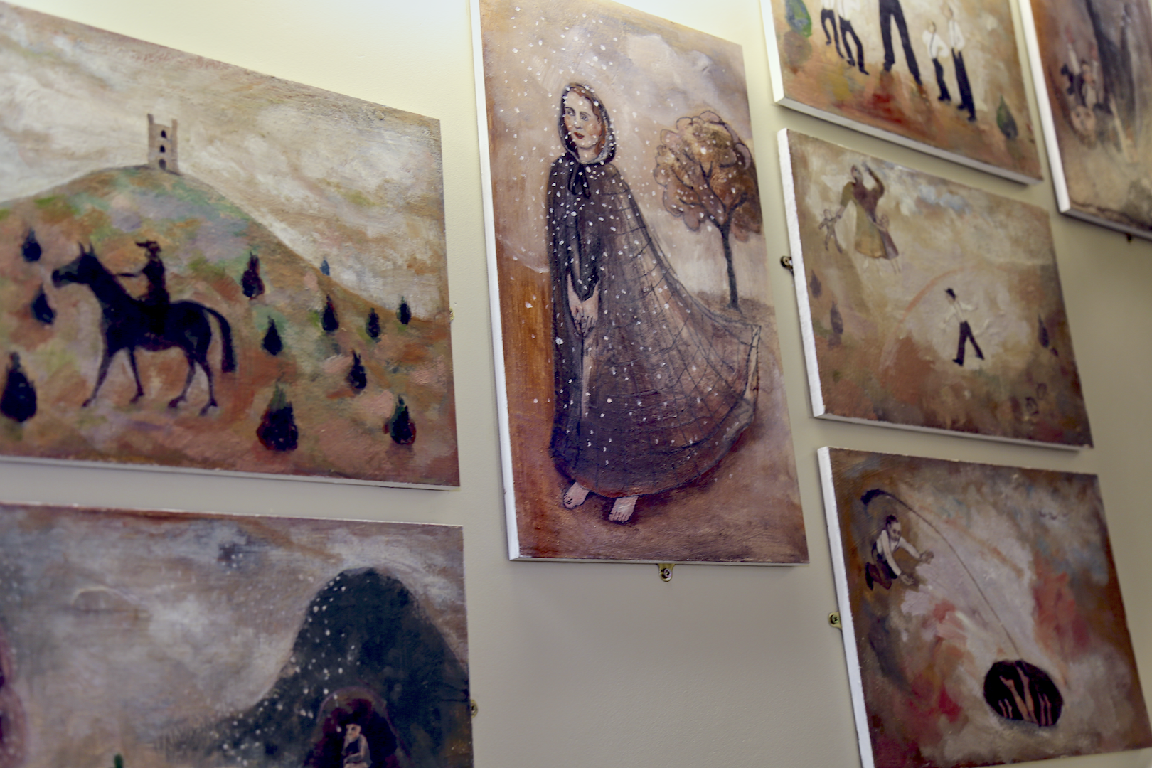 Rita Duffy pieces on traditional stories