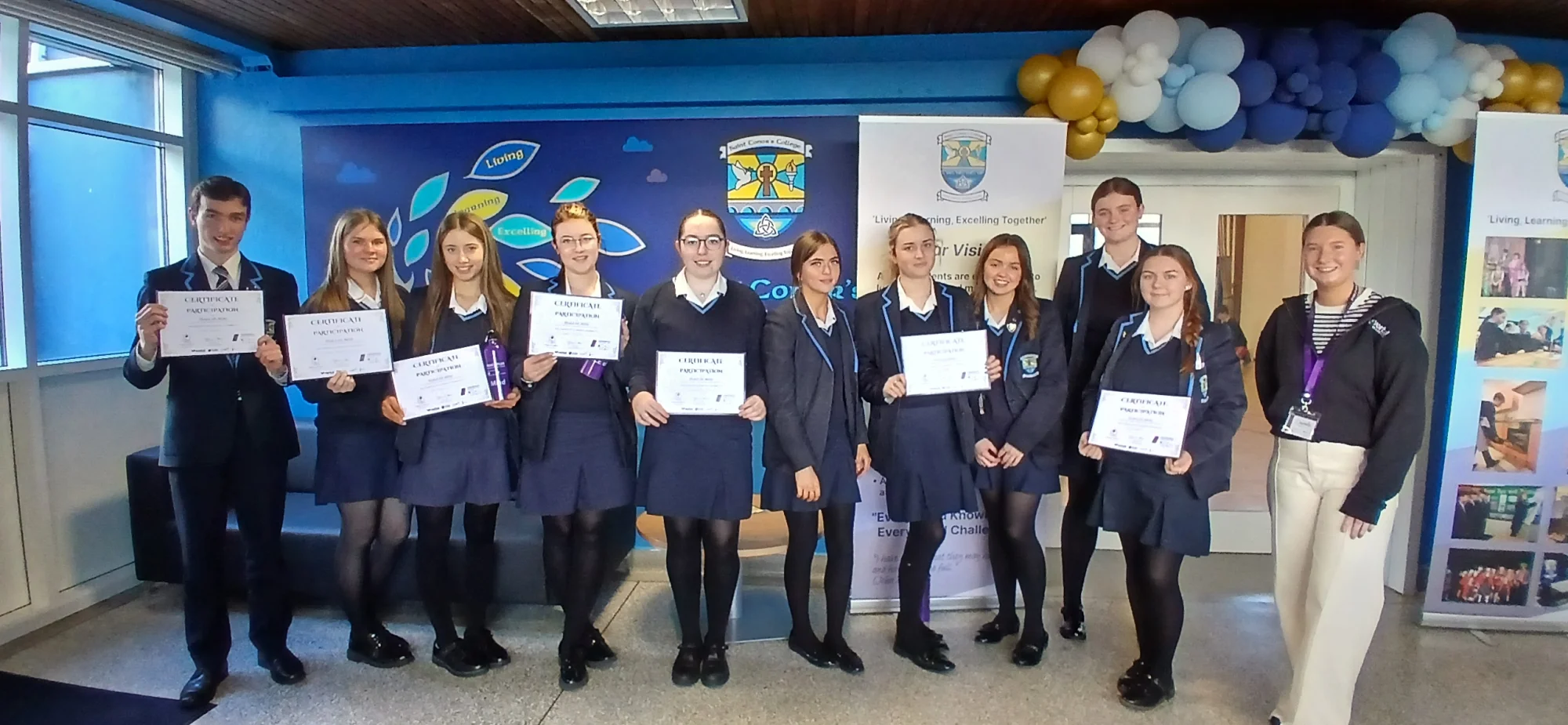 Young people taking part in PEACE of Mind